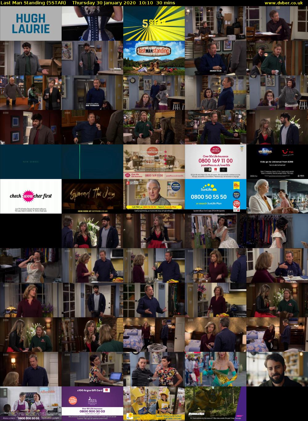 Last Man Standing (5STAR) Thursday 30 January 2020 10:10 - 10:40