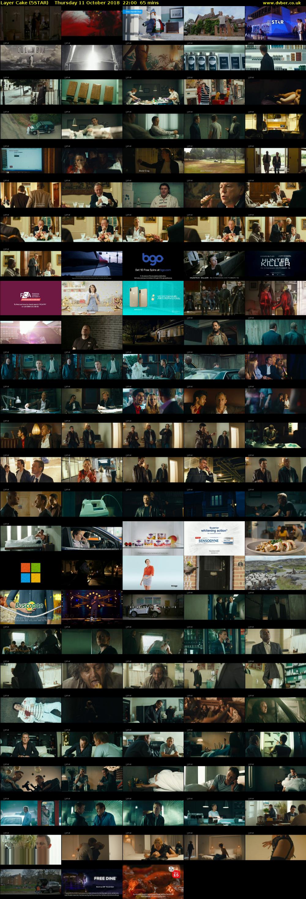 Layer Cake (5STAR) Thursday 11 October 2018 22:00 - 23:05
