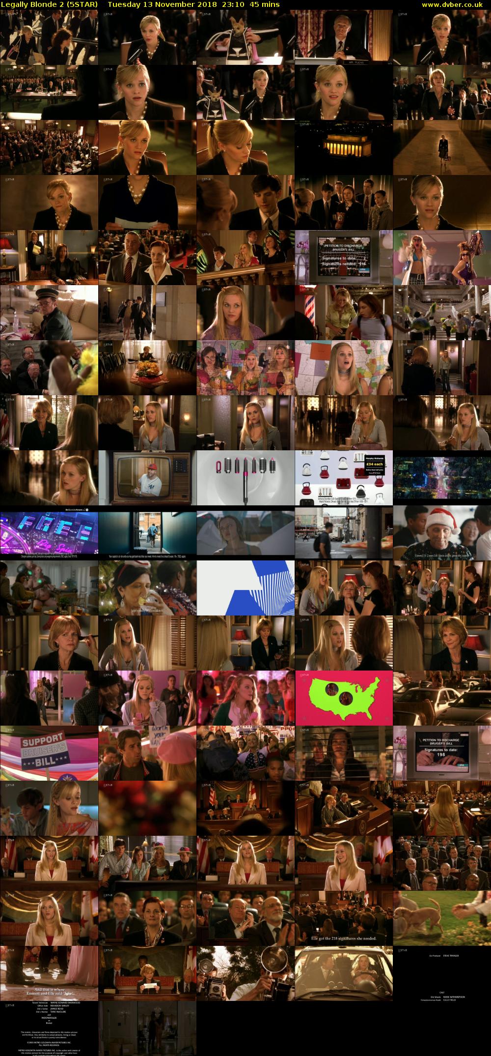 Legally Blonde 2 (5STAR) Tuesday 13 November 2018 23:10 - 23:55