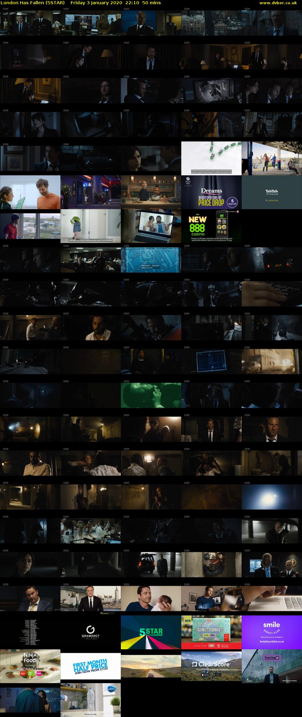 London Has Fallen (5STAR) Friday 3 January 2020 22:10 - 23:00
