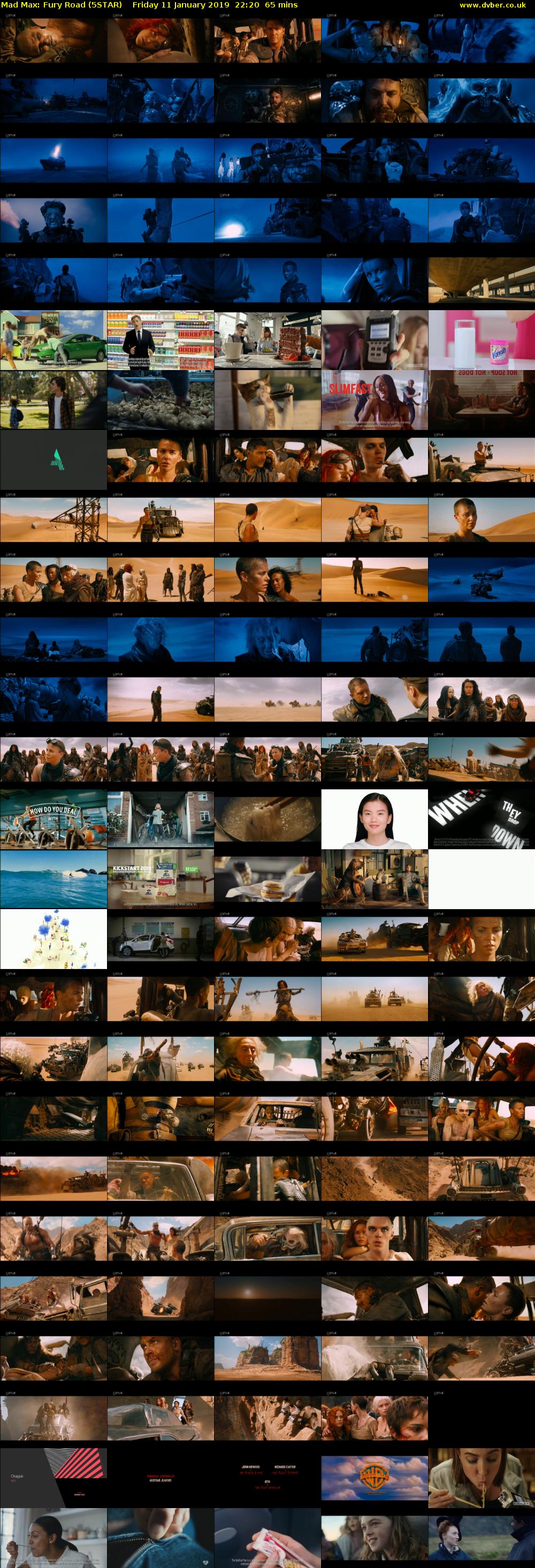 Mad Max: Fury Road (5STAR) Friday 11 January 2019 22:20 - 23:25