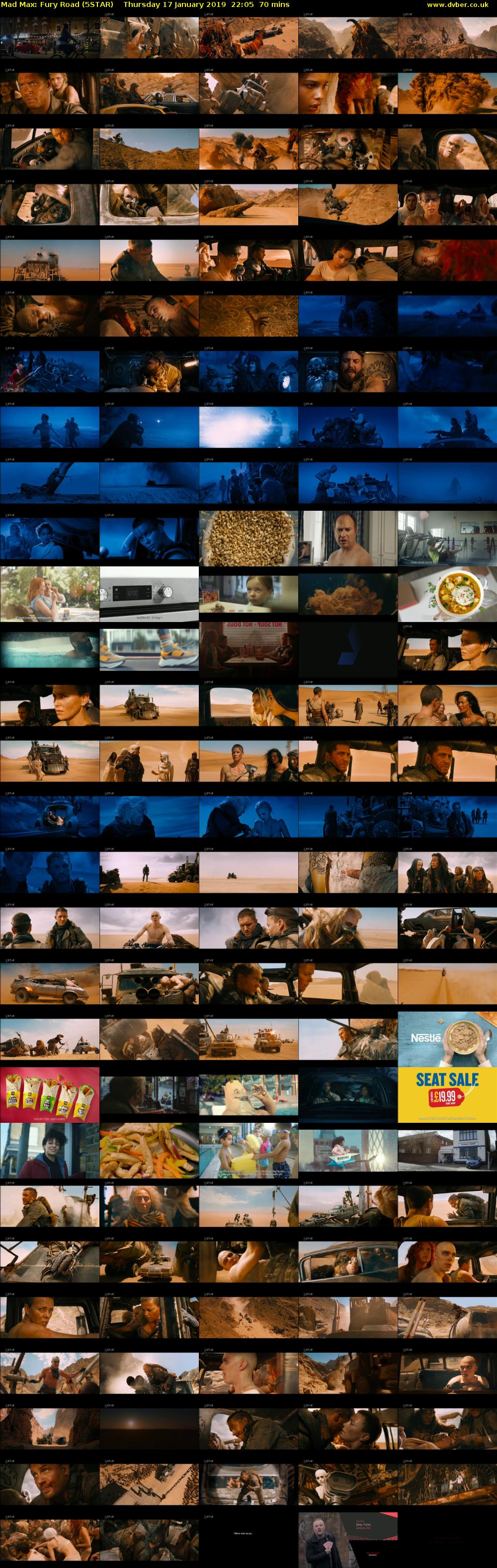 Mad Max: Fury Road (5STAR) Thursday 17 January 2019 22:05 - 23:15