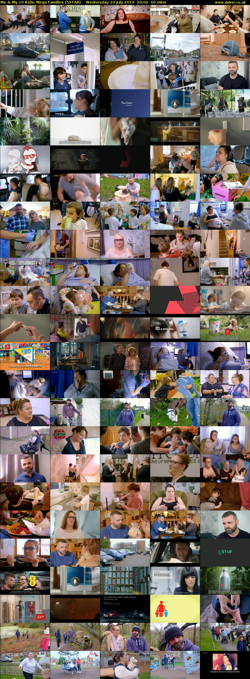 Me & My 10 Kids: Mega Families (5STAR) Wednesday 10 July 2019 20:00 - 21:00