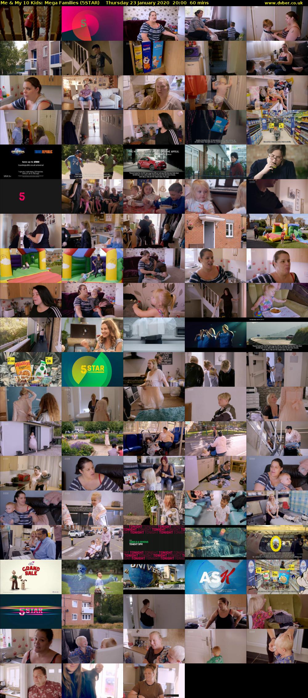 Me & My 10 Kids: Mega Families (5STAR) Thursday 23 January 2020 20:00 - 21:00