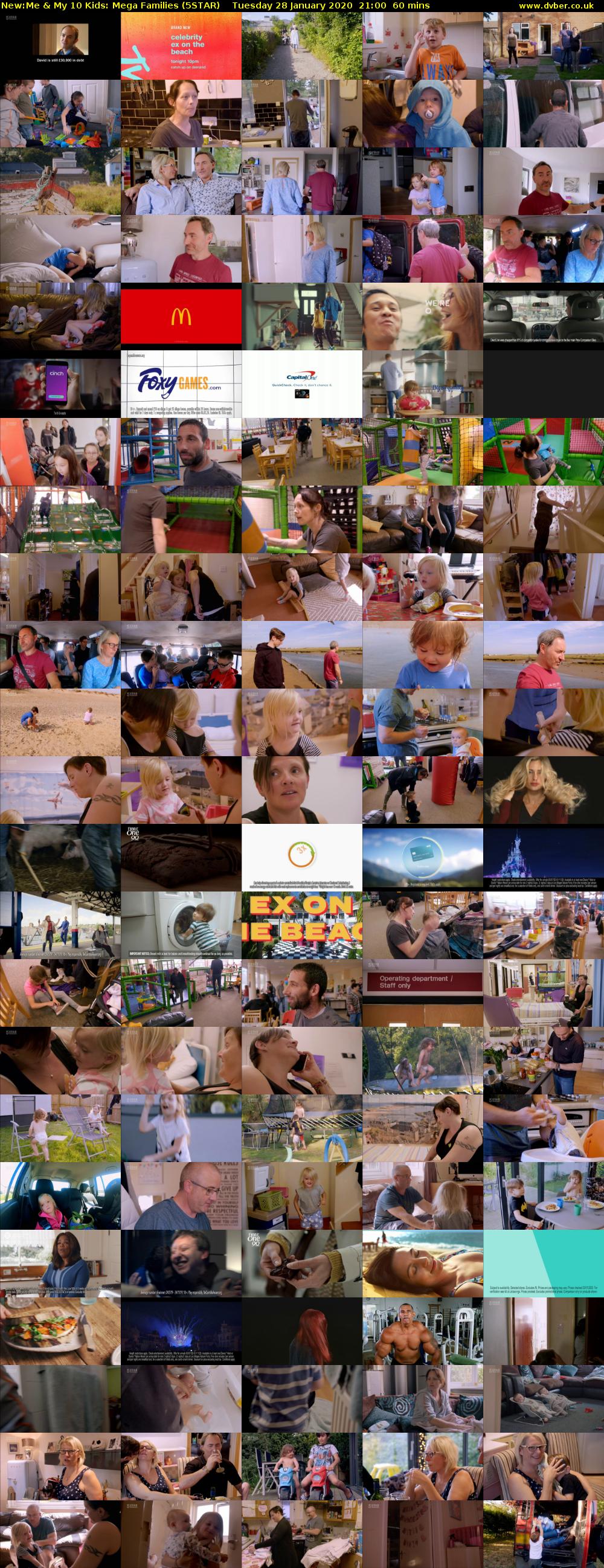 Me & My 10 Kids: Mega Families (5STAR) Tuesday 28 January 2020 21:00 - 22:00