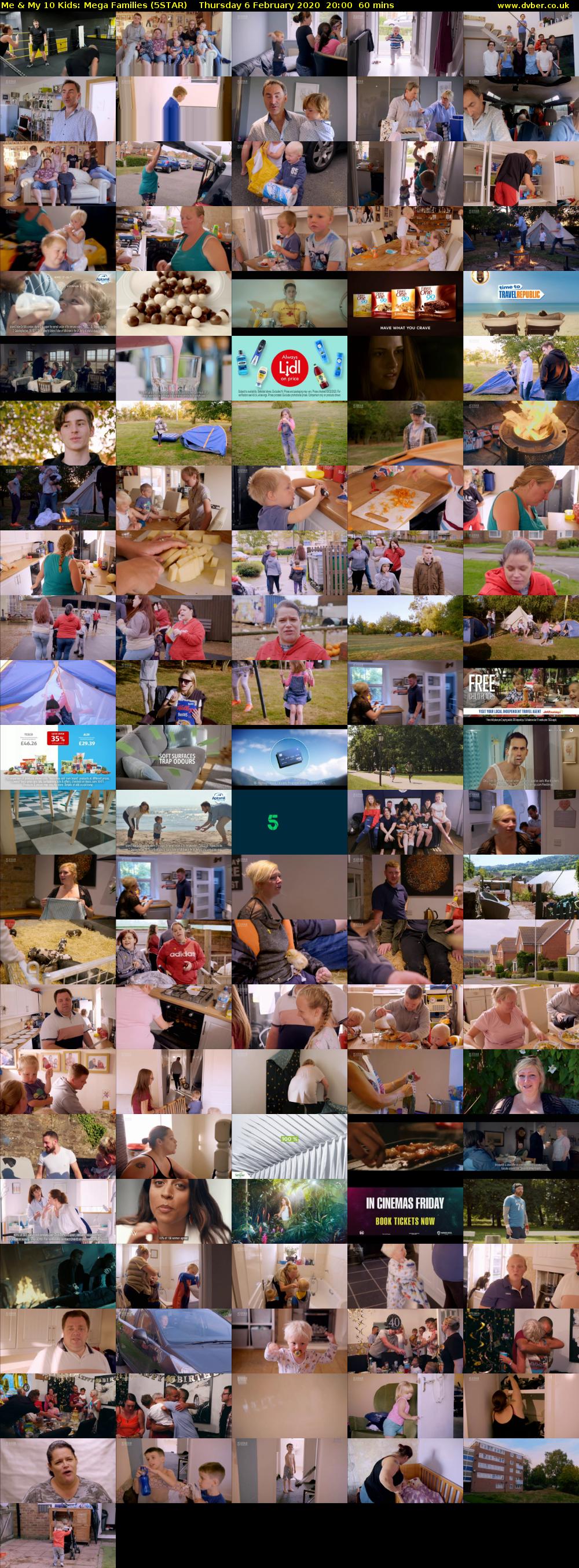 Me & My 10 Kids: Mega Families (5STAR) Thursday 6 February 2020 20:00 - 21:00