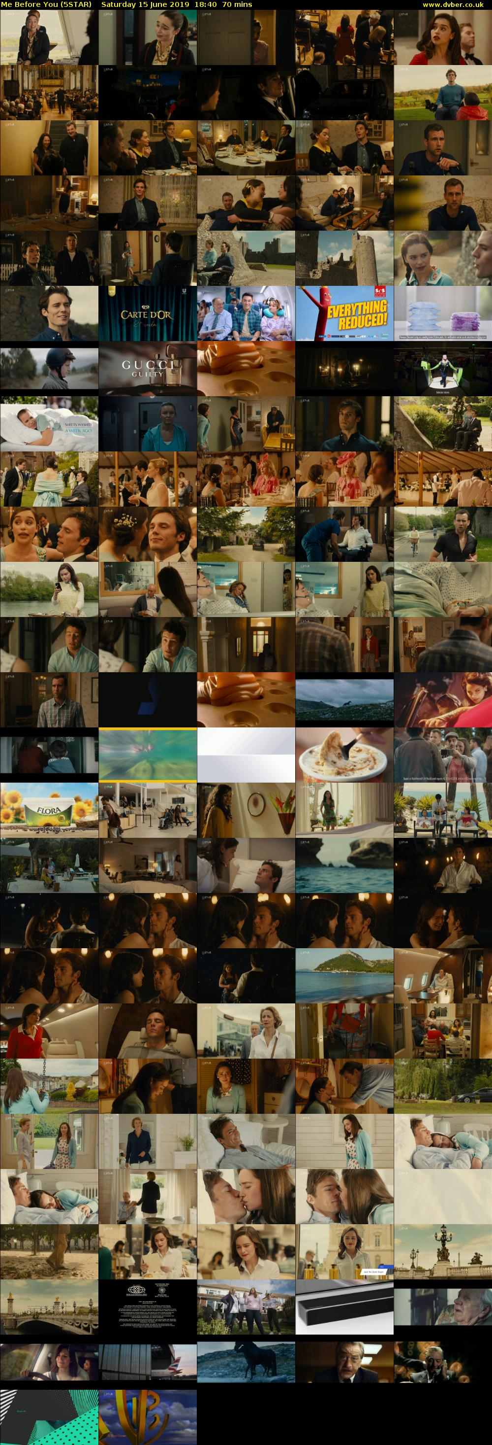 Me Before You (5STAR) Saturday 15 June 2019 18:40 - 19:50