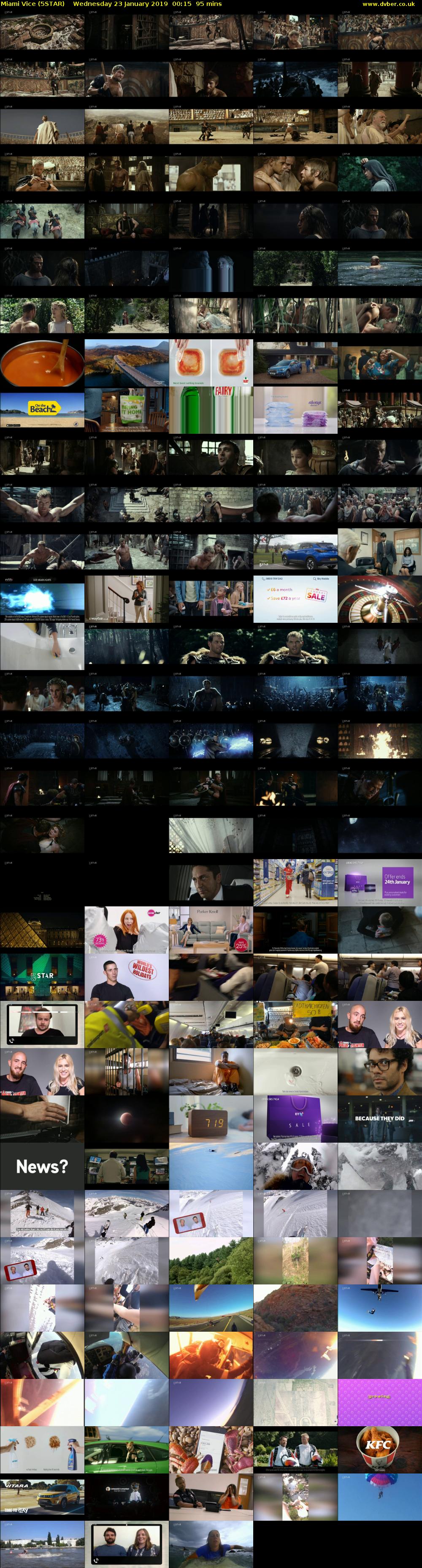 Miami Vice (5STAR) Wednesday 23 January 2019 00:15 - 01:50