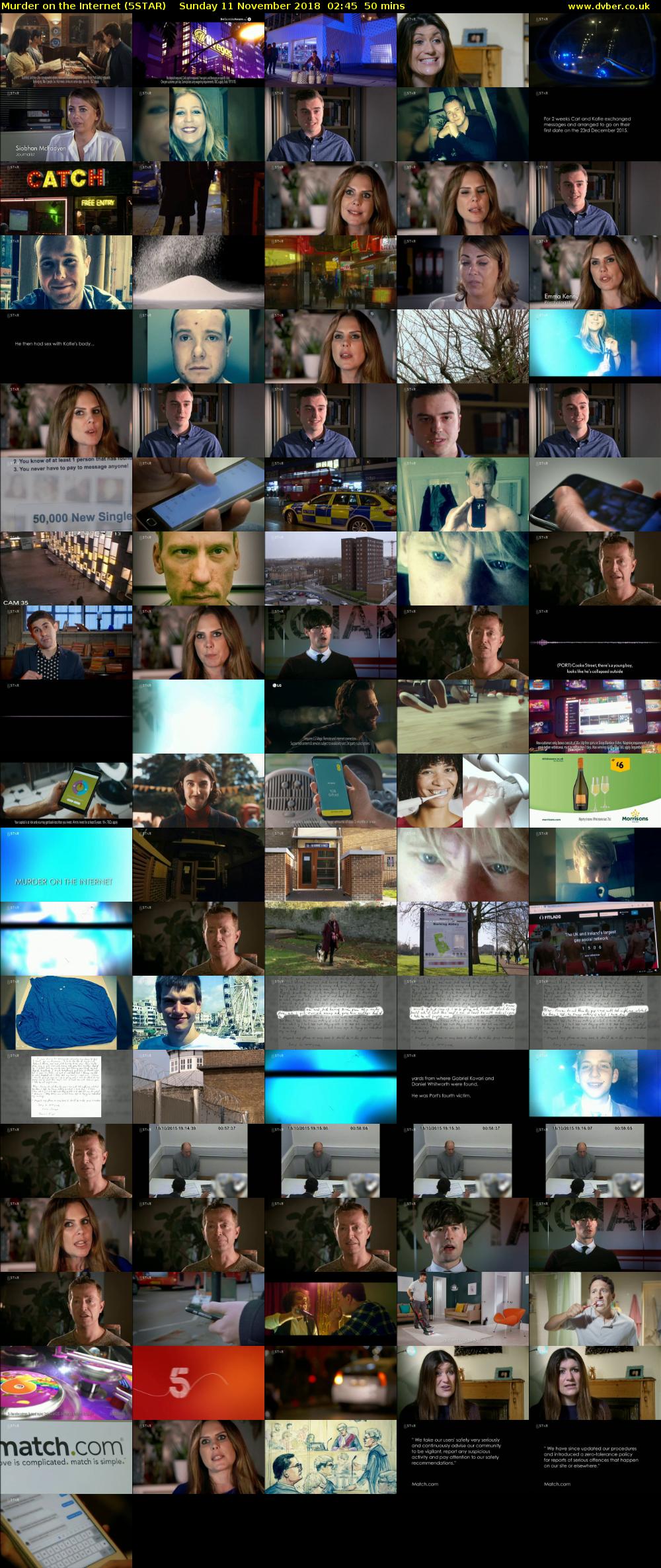 Murder on the Internet (5STAR) Sunday 11 November 2018 02:45 - 03:35