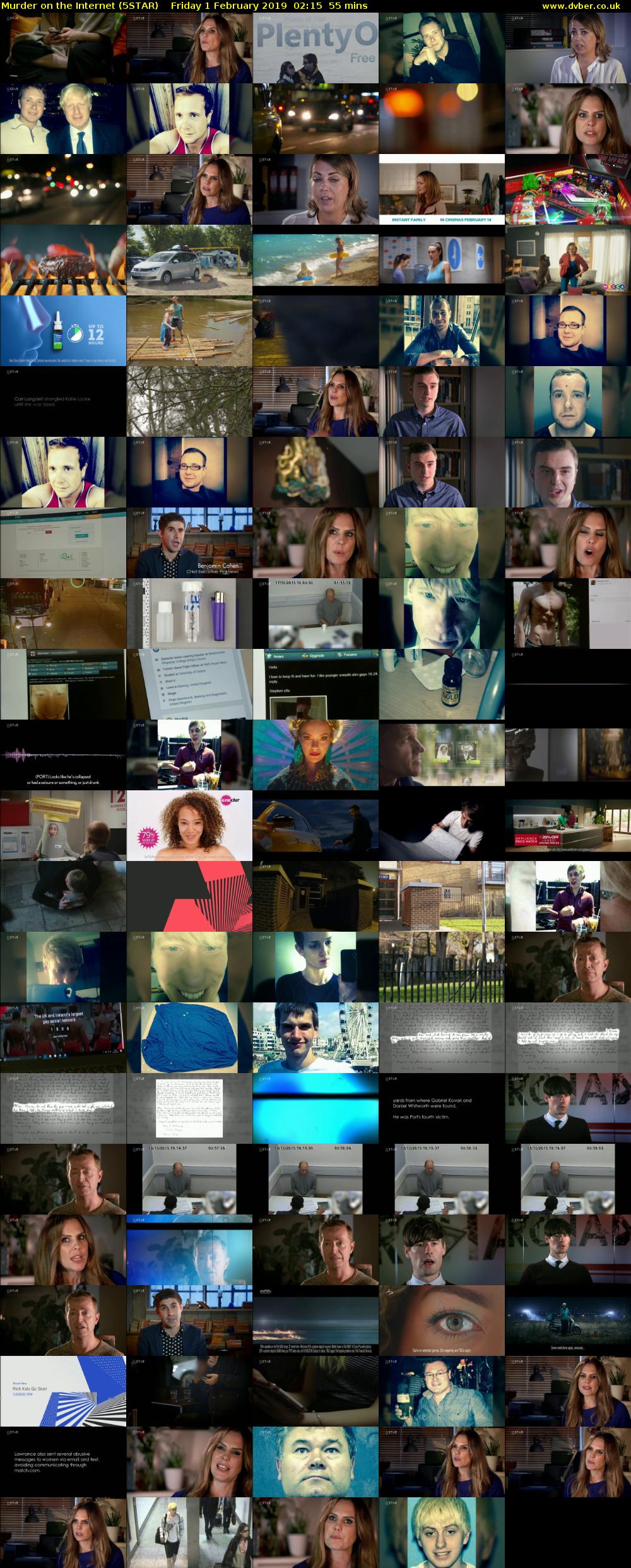 Murder on the Internet (5STAR) Friday 1 February 2019 02:15 - 03:10