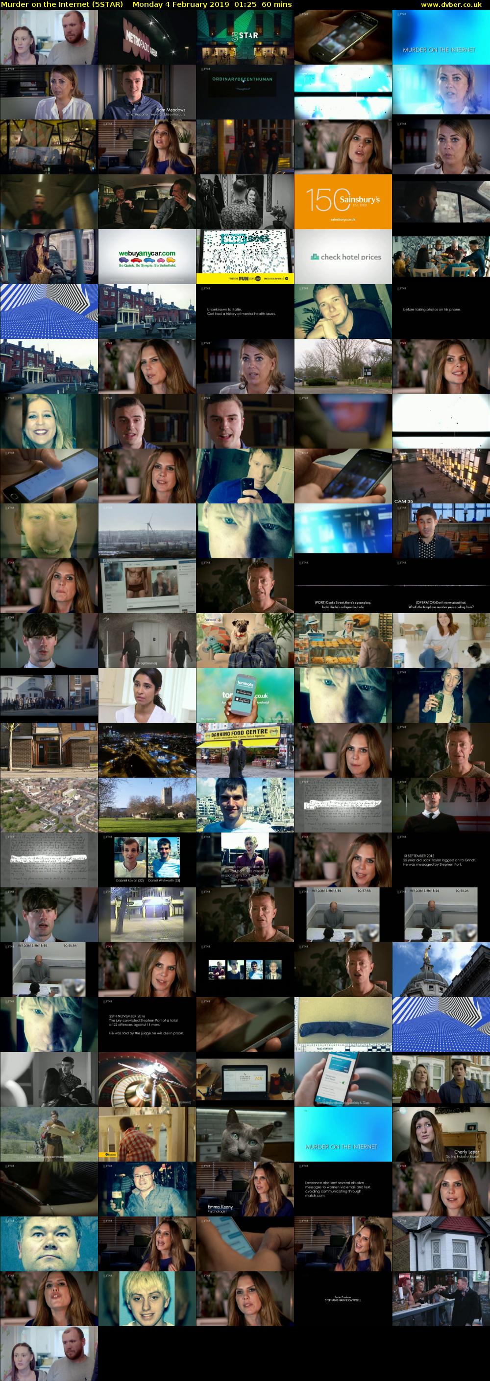 Murder on the Internet (5STAR) Monday 4 February 2019 01:25 - 02:25