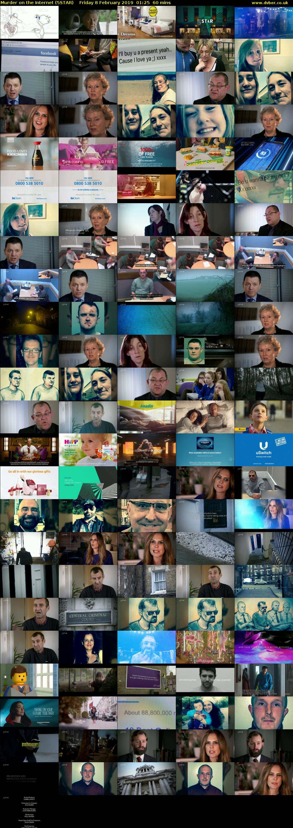 Murder on the Internet (5STAR) Friday 8 February 2019 01:25 - 02:25