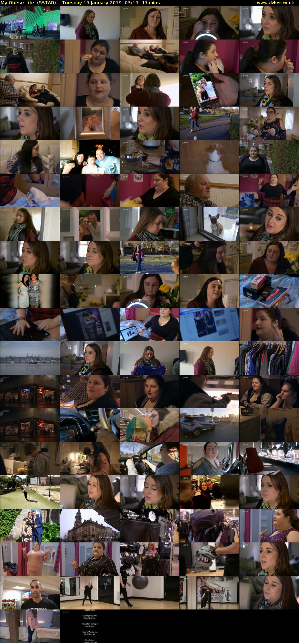 My Obese Life  (5STAR) Tuesday 15 January 2019 03:15 - 04:00