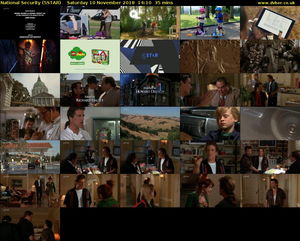 National Security (5STAR) Saturday 10 November 2018 14:10 - 14:45