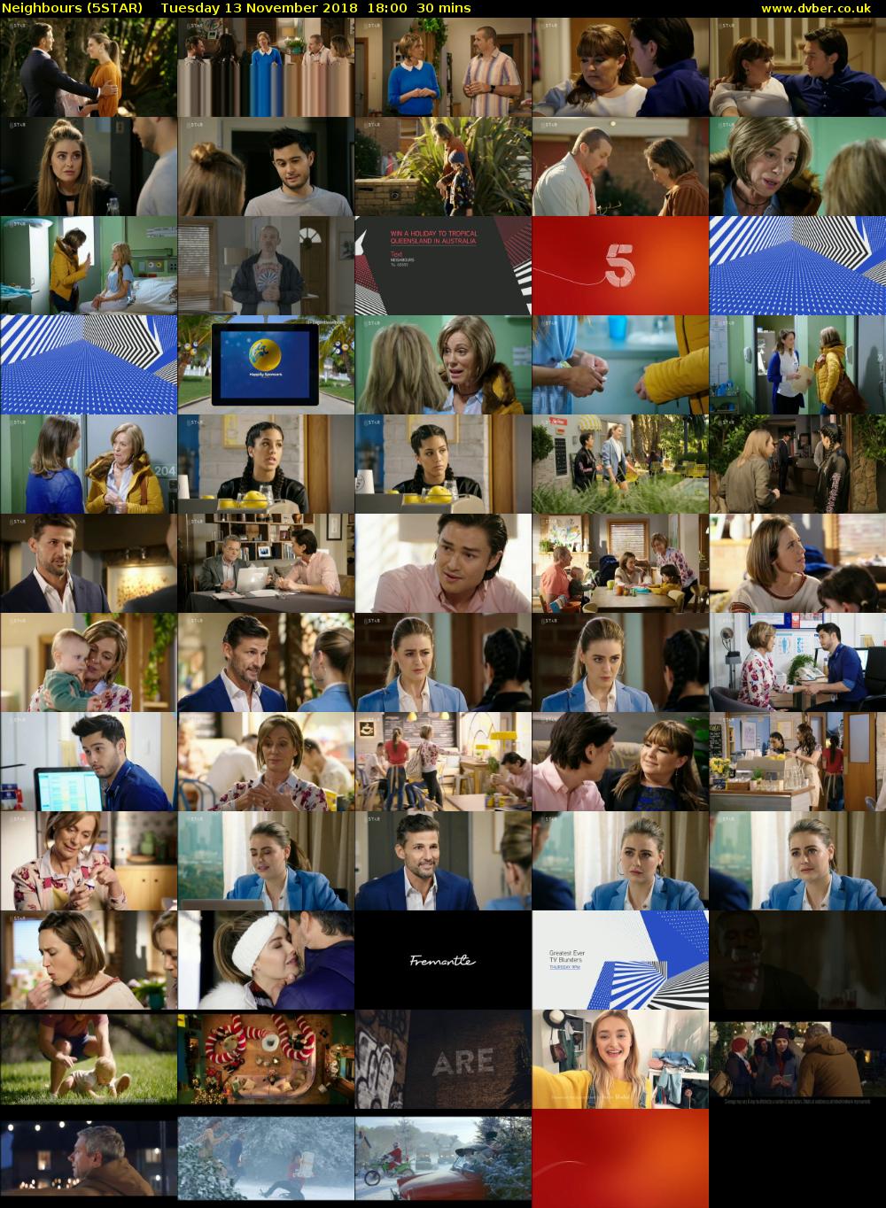 Neighbours (5STAR) Tuesday 13 November 2018 18:00 - 18:30