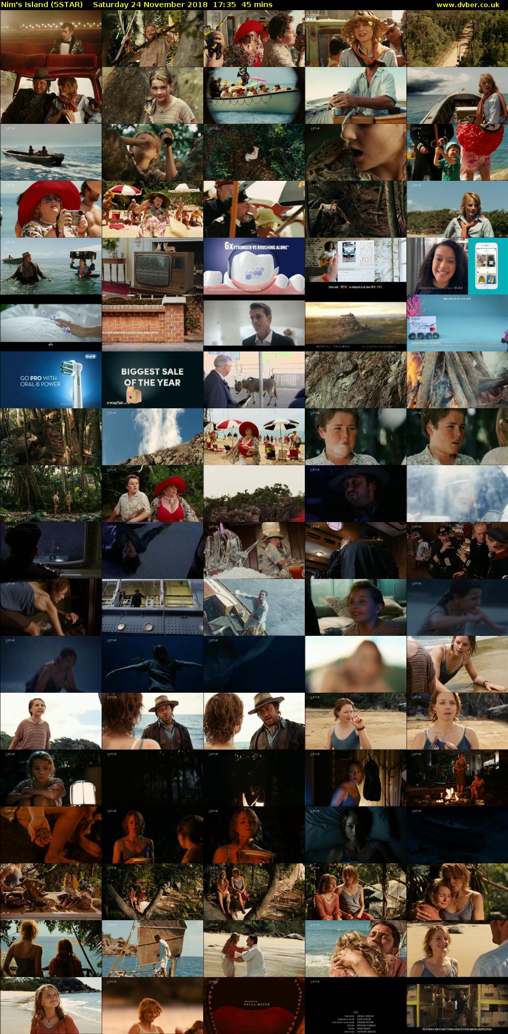 Nim's Island (5STAR) Saturday 24 November 2018 17:35 - 18:20