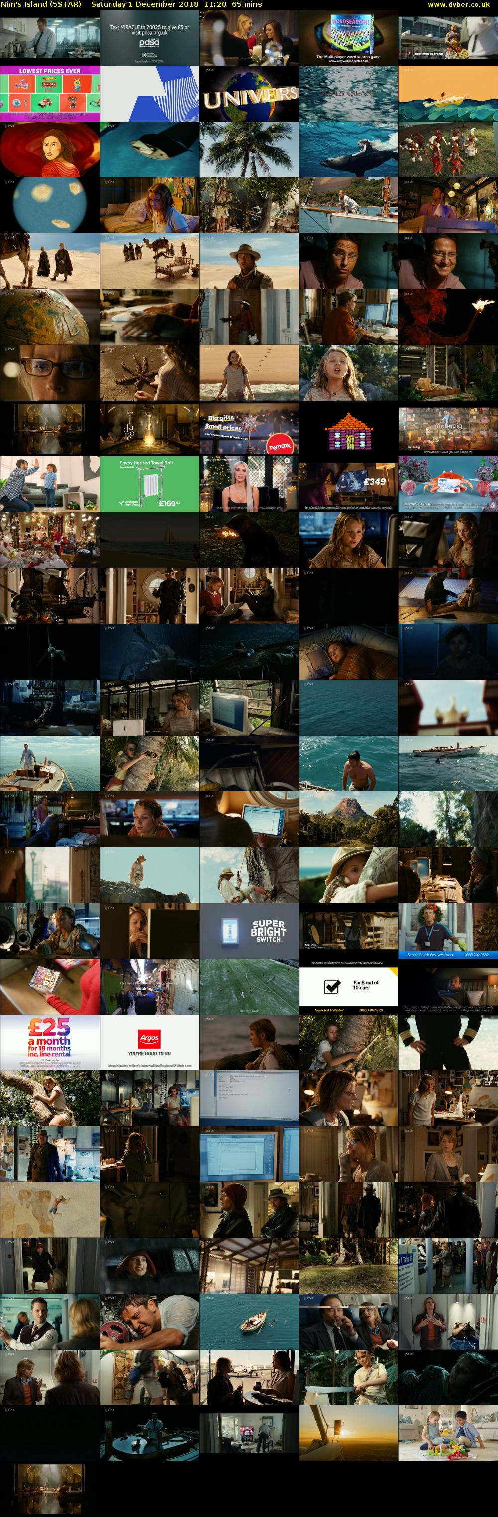 Nim's Island (5STAR) Saturday 1 December 2018 11:20 - 12:25