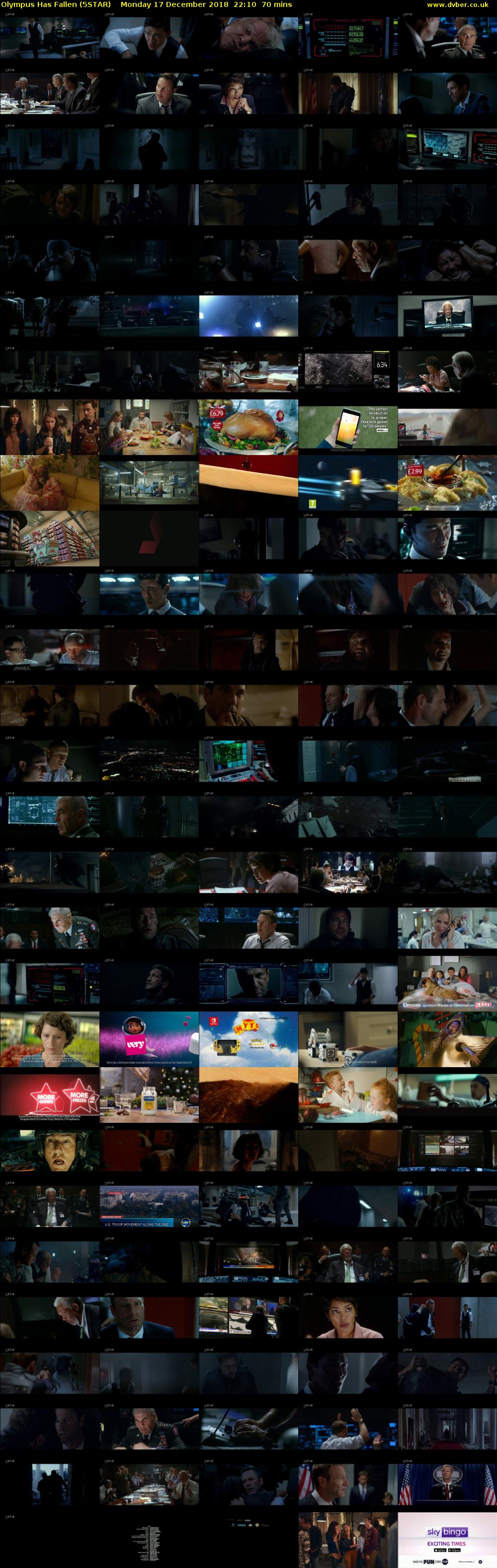 Olympus Has Fallen (5STAR) Monday 17 December 2018 22:10 - 23:20