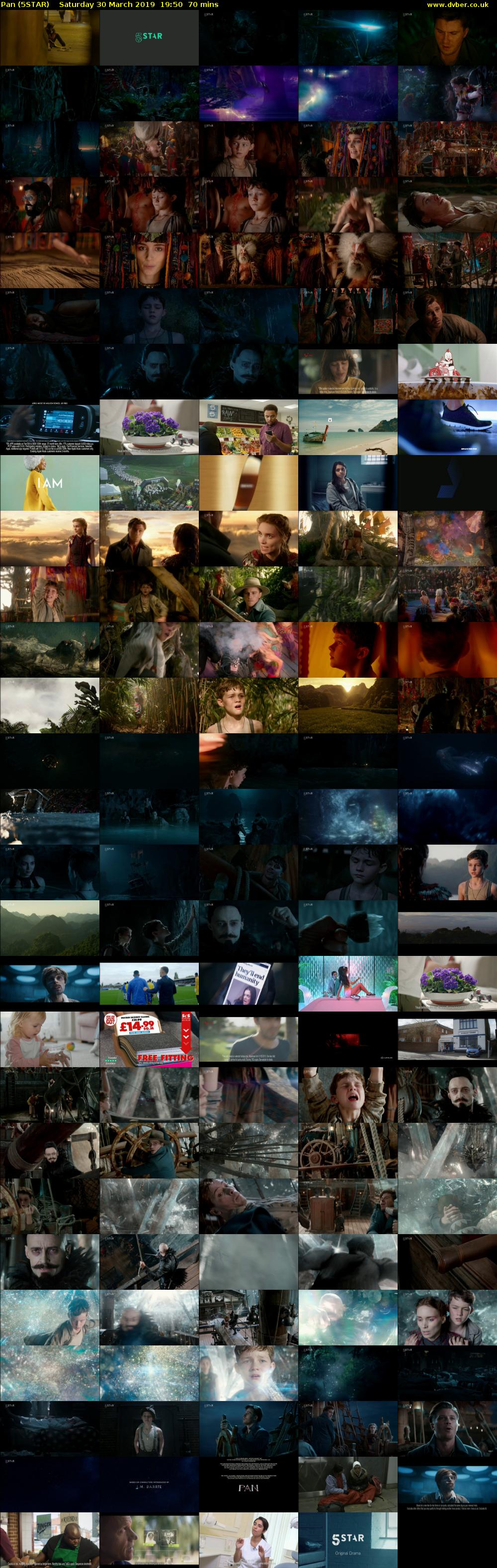 Pan (5STAR) Saturday 30 March 2019 19:50 - 21:00