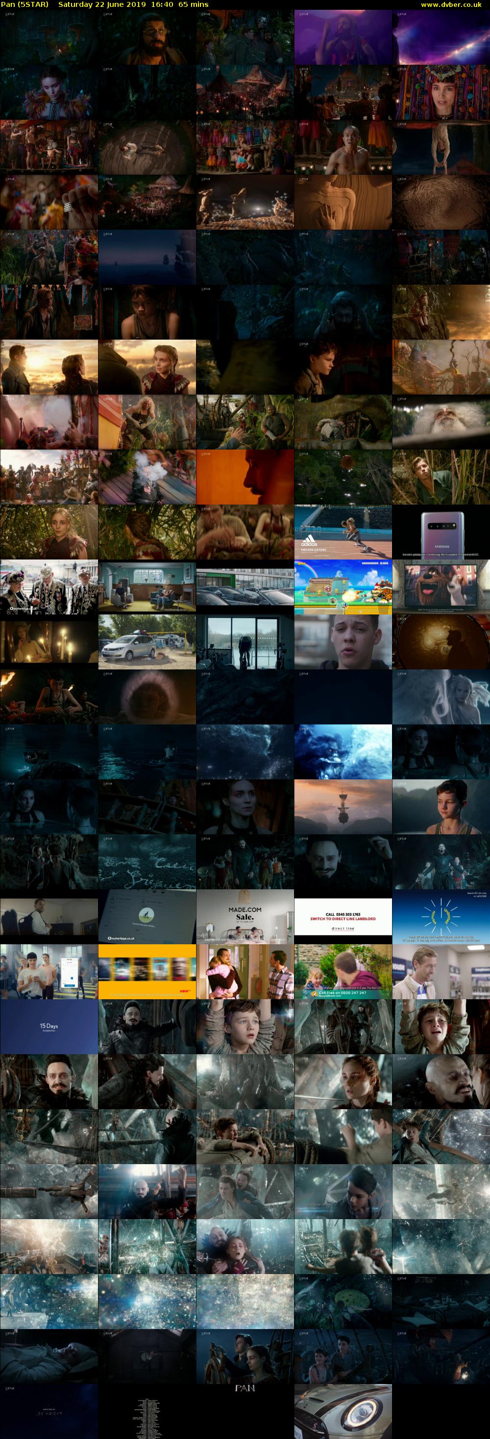 Pan (5STAR) Saturday 22 June 2019 16:40 - 17:45