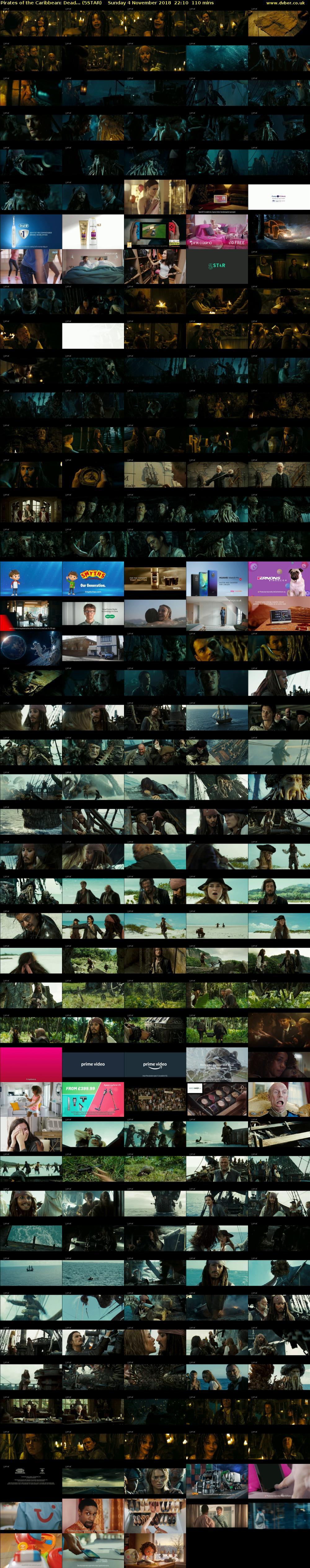 Pirates of the Caribbean: Dead... (5STAR) Sunday 4 November 2018 22:10 - 00:00