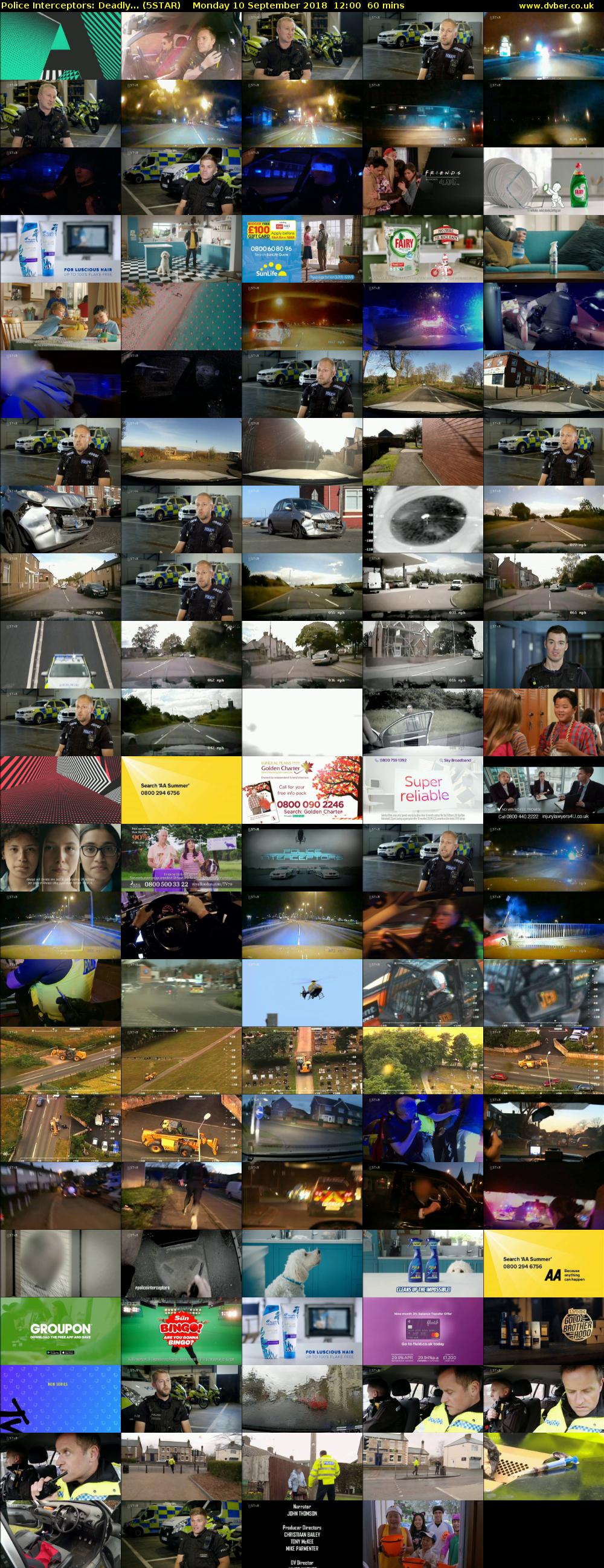 Police Interceptors: Deadly... (5STAR) Monday 10 September 2018 12:00 - 13:00