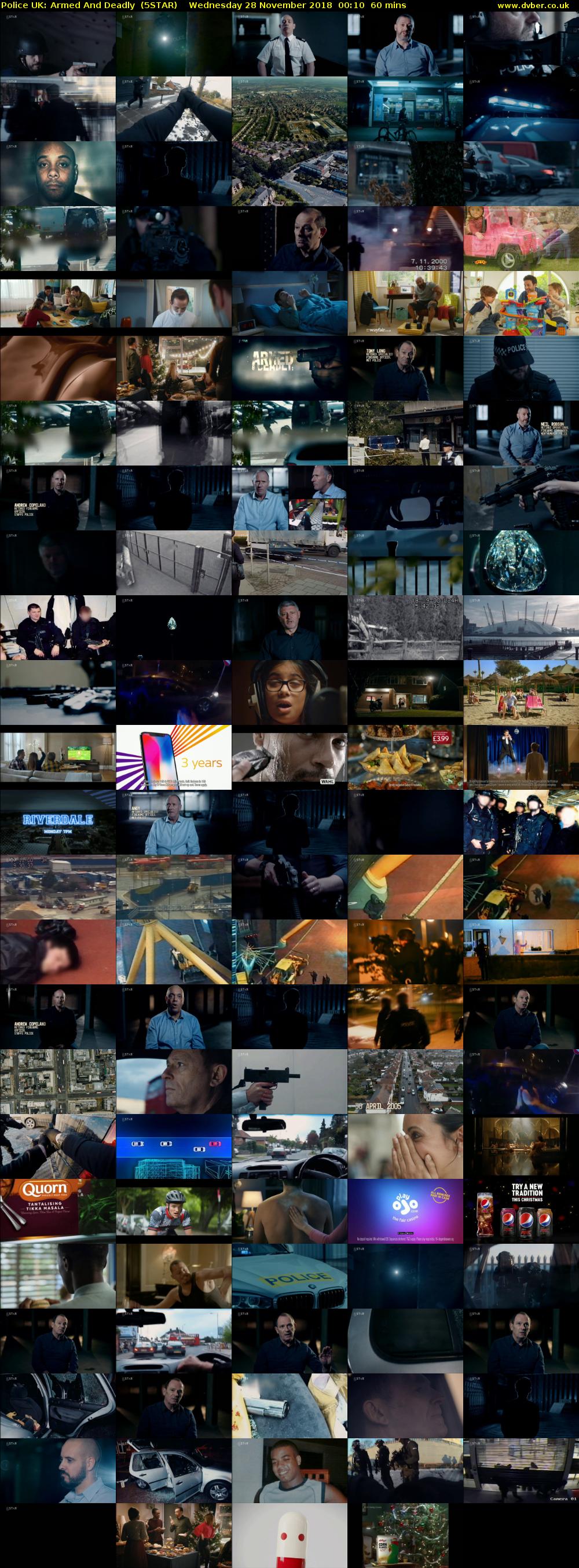 Police UK: Armed And Deadly  (5STAR) Wednesday 28 November 2018 00:10 - 01:10