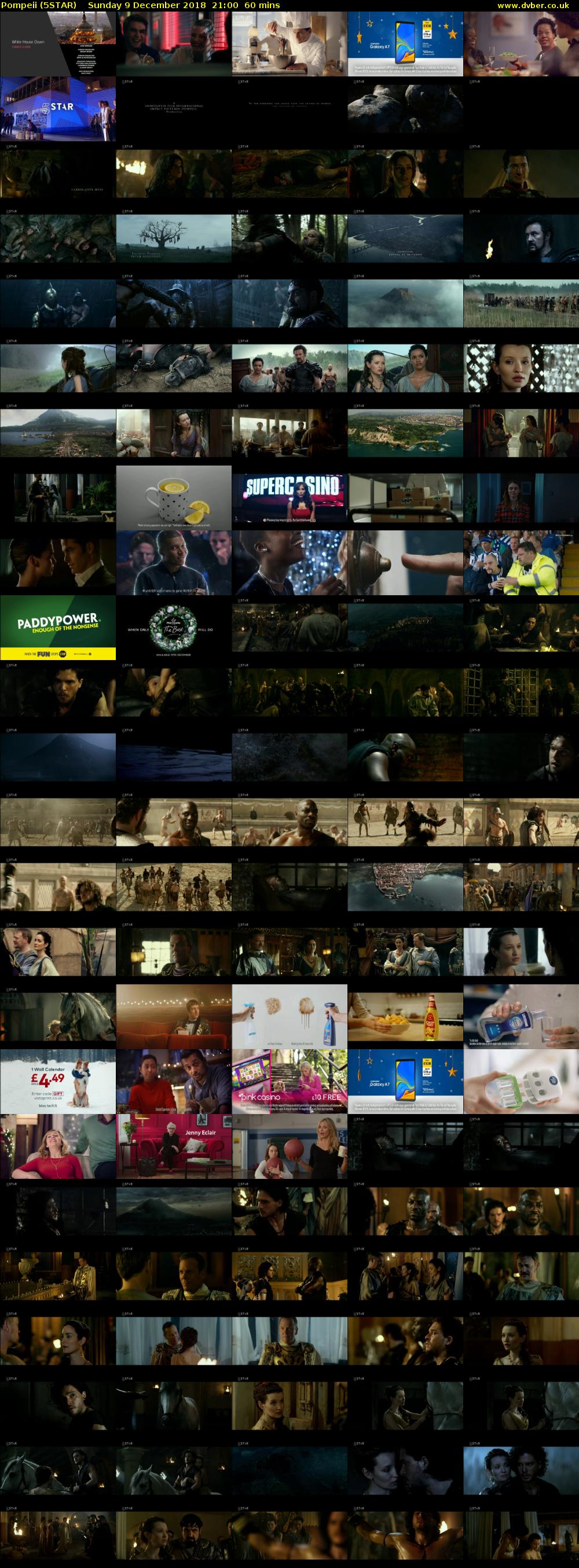 Pompeii (5STAR) Sunday 9 December 2018 21:00 - 22:00