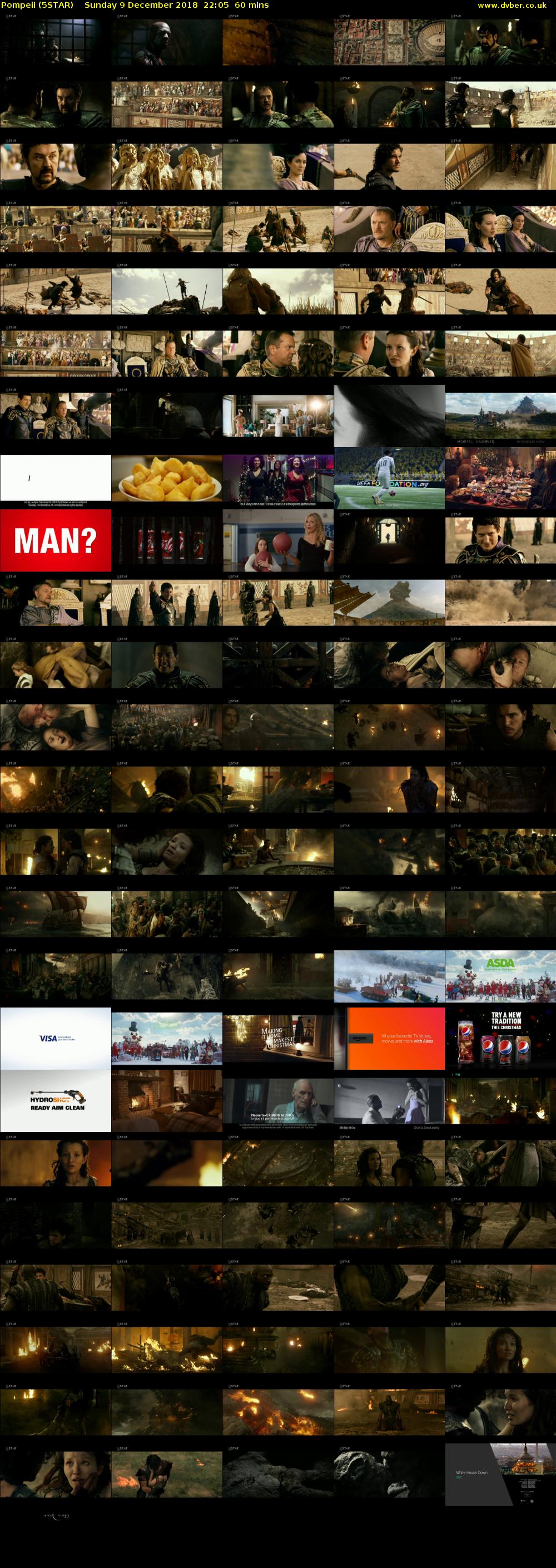 Pompeii (5STAR) Sunday 9 December 2018 22:05 - 23:05