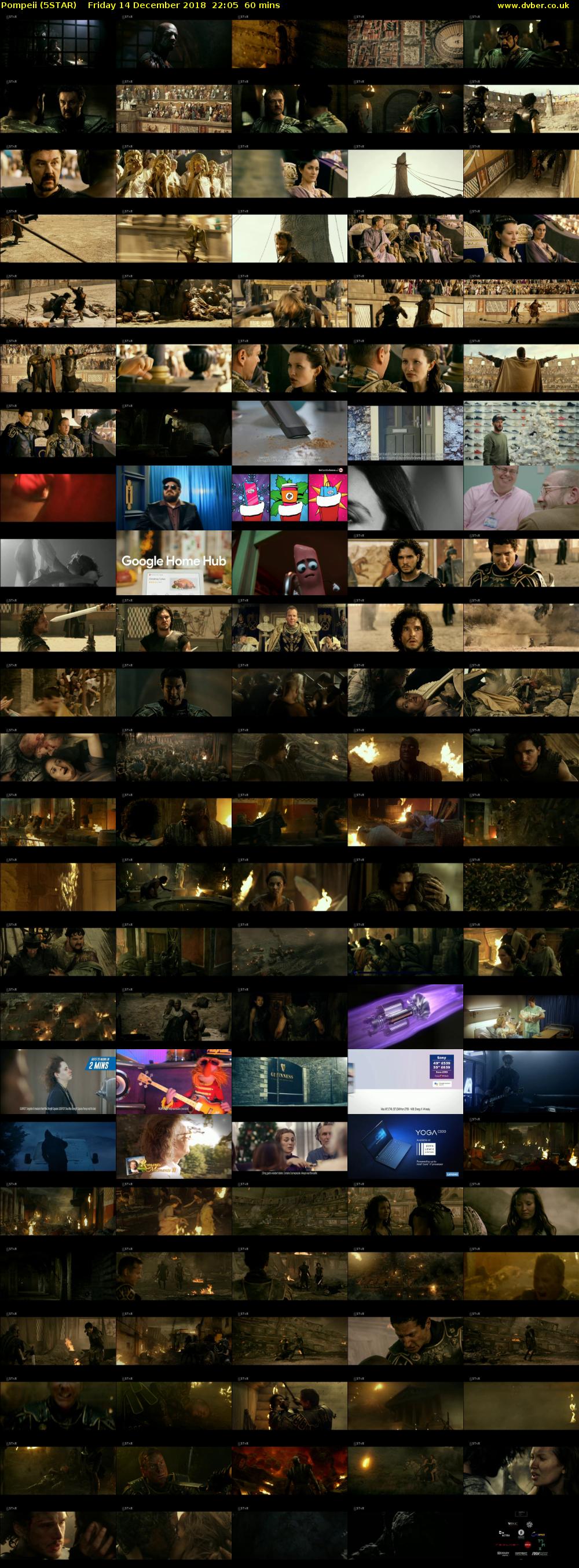 Pompeii (5STAR) Friday 14 December 2018 22:05 - 23:05