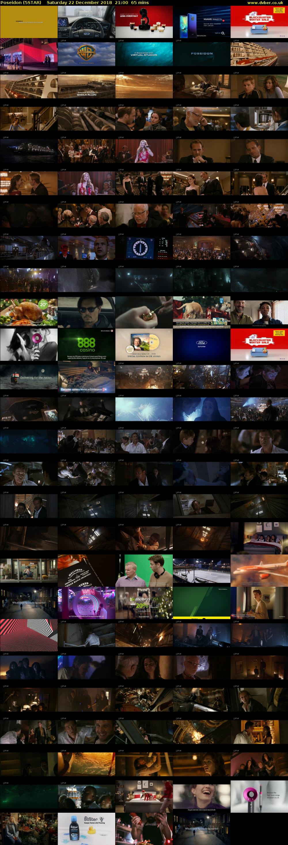 Poseidon (5STAR) Saturday 22 December 2018 21:00 - 22:05