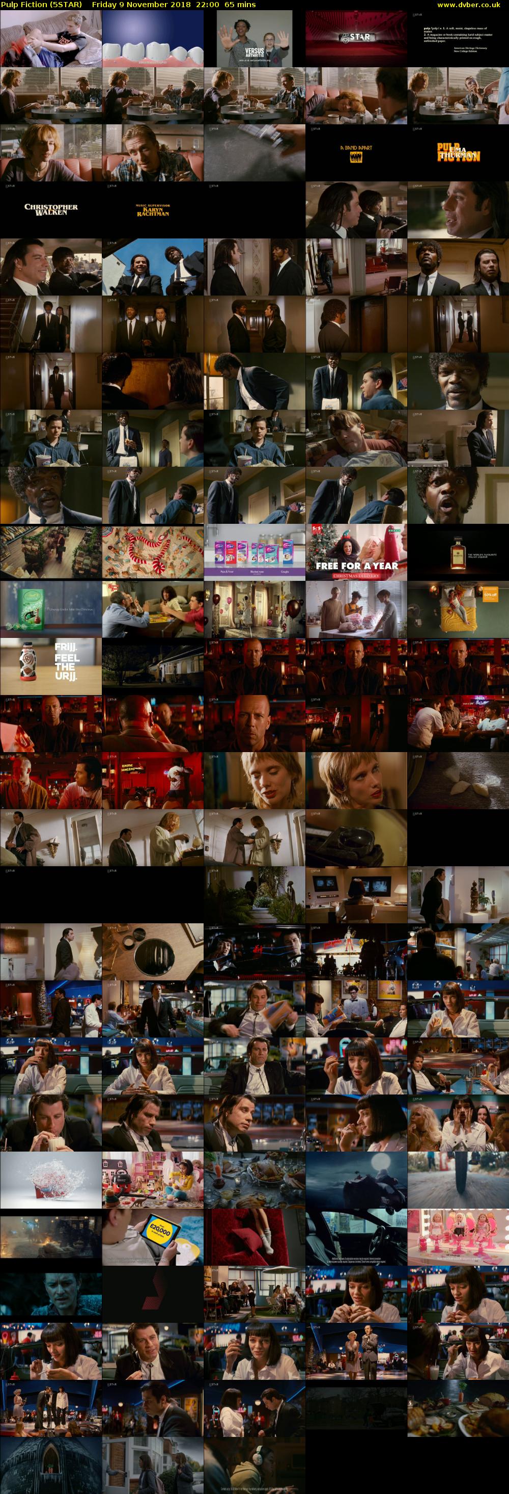 Pulp Fiction (5STAR) Friday 9 November 2018 22:00 - 23:05