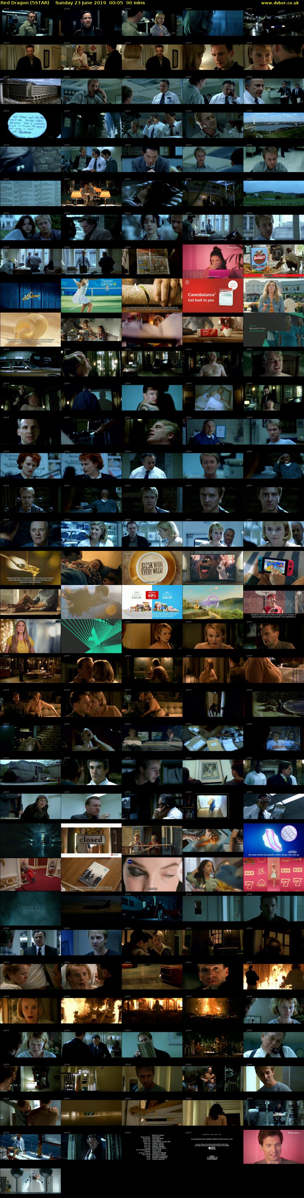 Red Dragon (5STAR) Sunday 23 June 2019 00:05 - 01:35