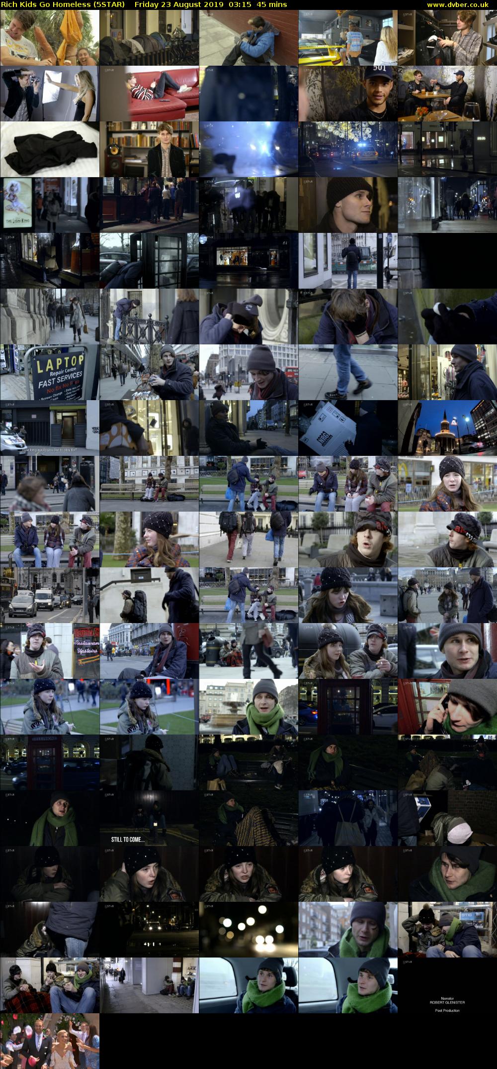 Rich Kids Go Homeless (5STAR) Friday 23 August 2019 03:15 - 04:00