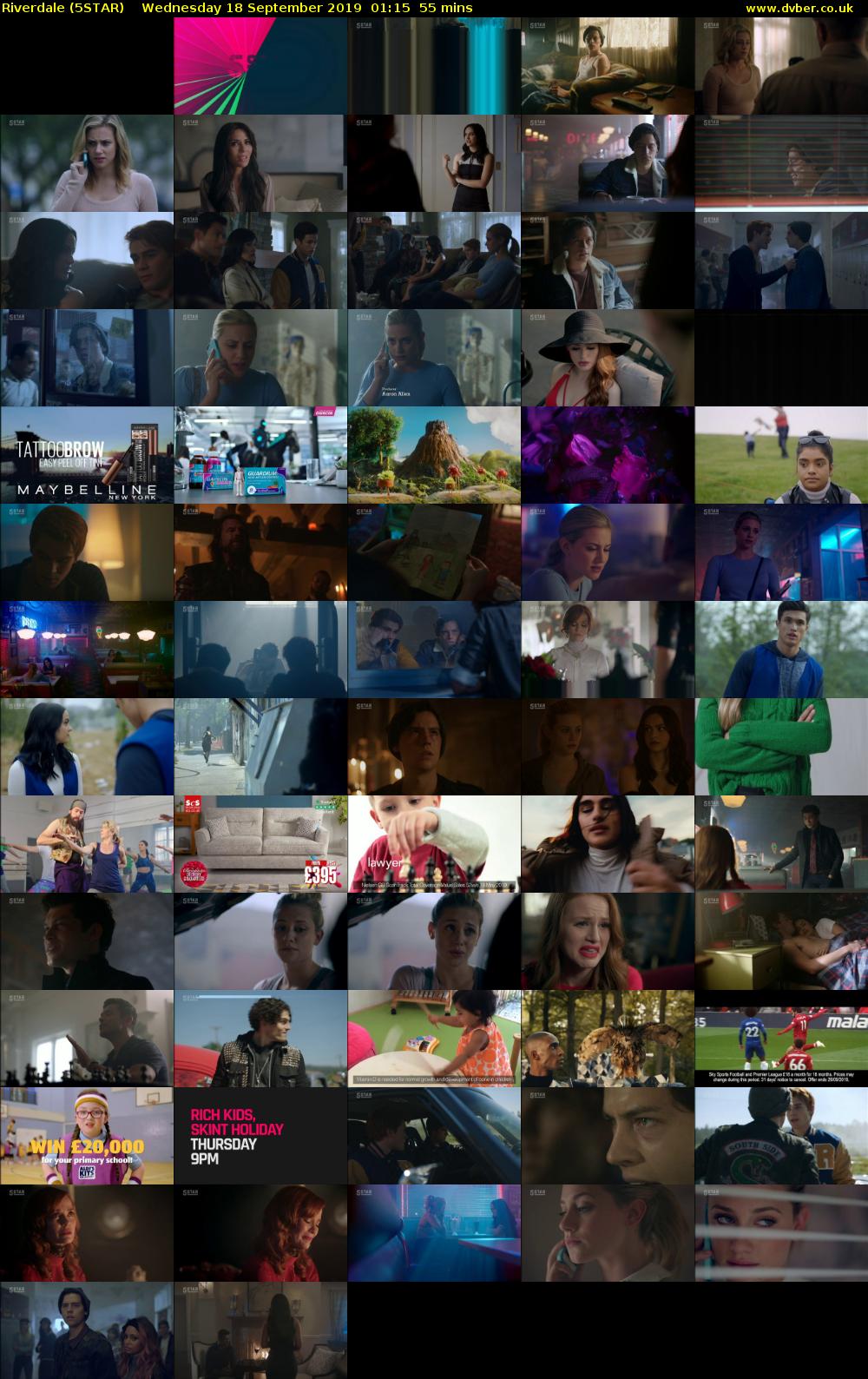 Riverdale (5STAR) Wednesday 18 September 2019 01:15 - 02:10