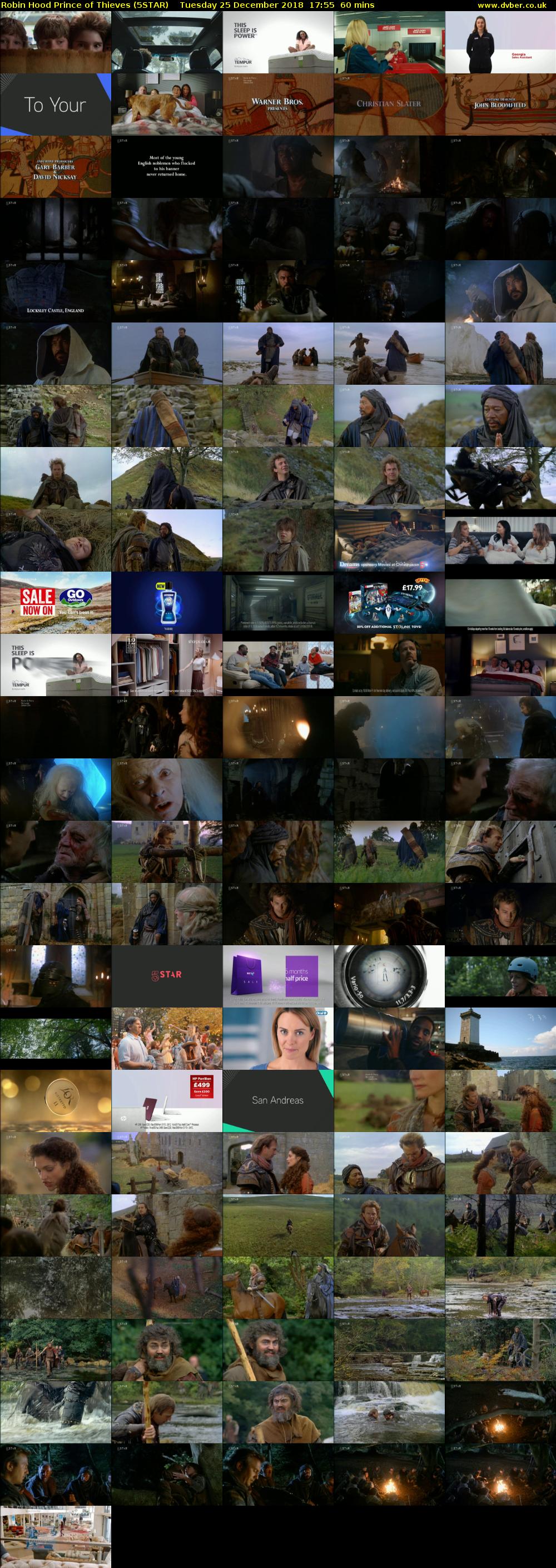 Robin Hood Prince of Thieves (5STAR) Tuesday 25 December 2018 17:55 - 18:55