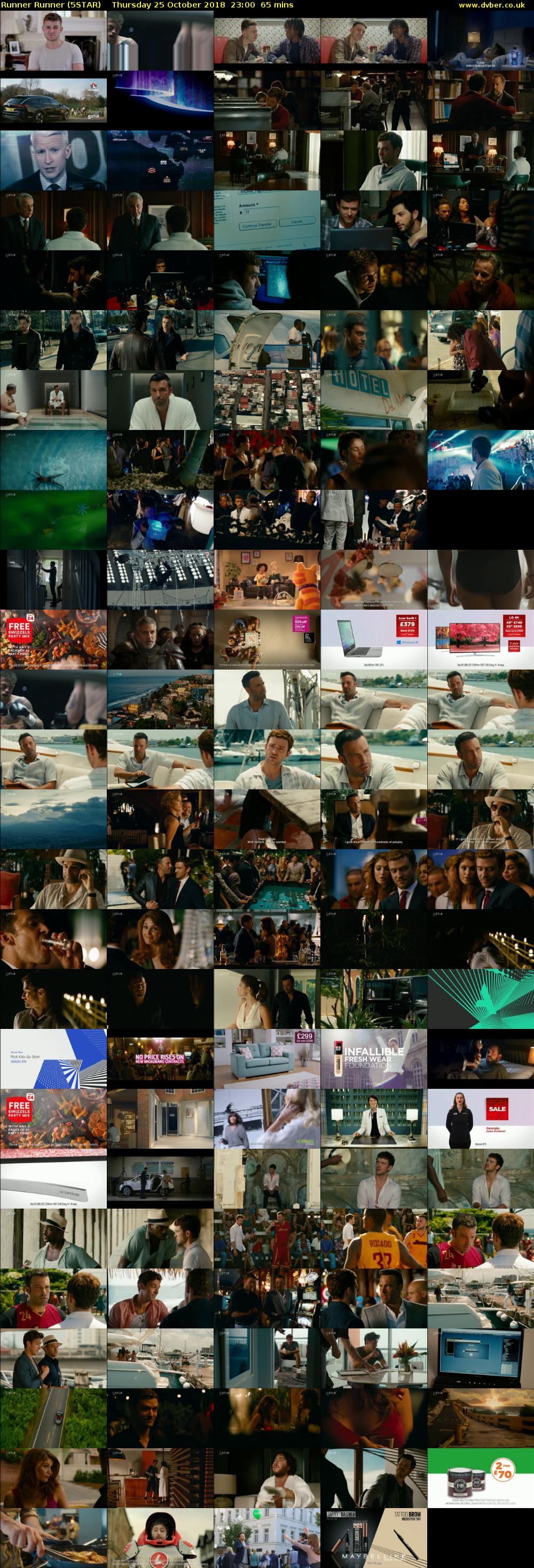 Runner Runner (5STAR) Thursday 25 October 2018 23:00 - 00:05