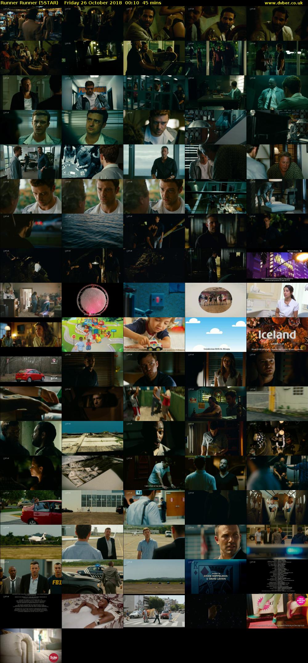 Runner Runner (5STAR) Friday 26 October 2018 00:10 - 00:55