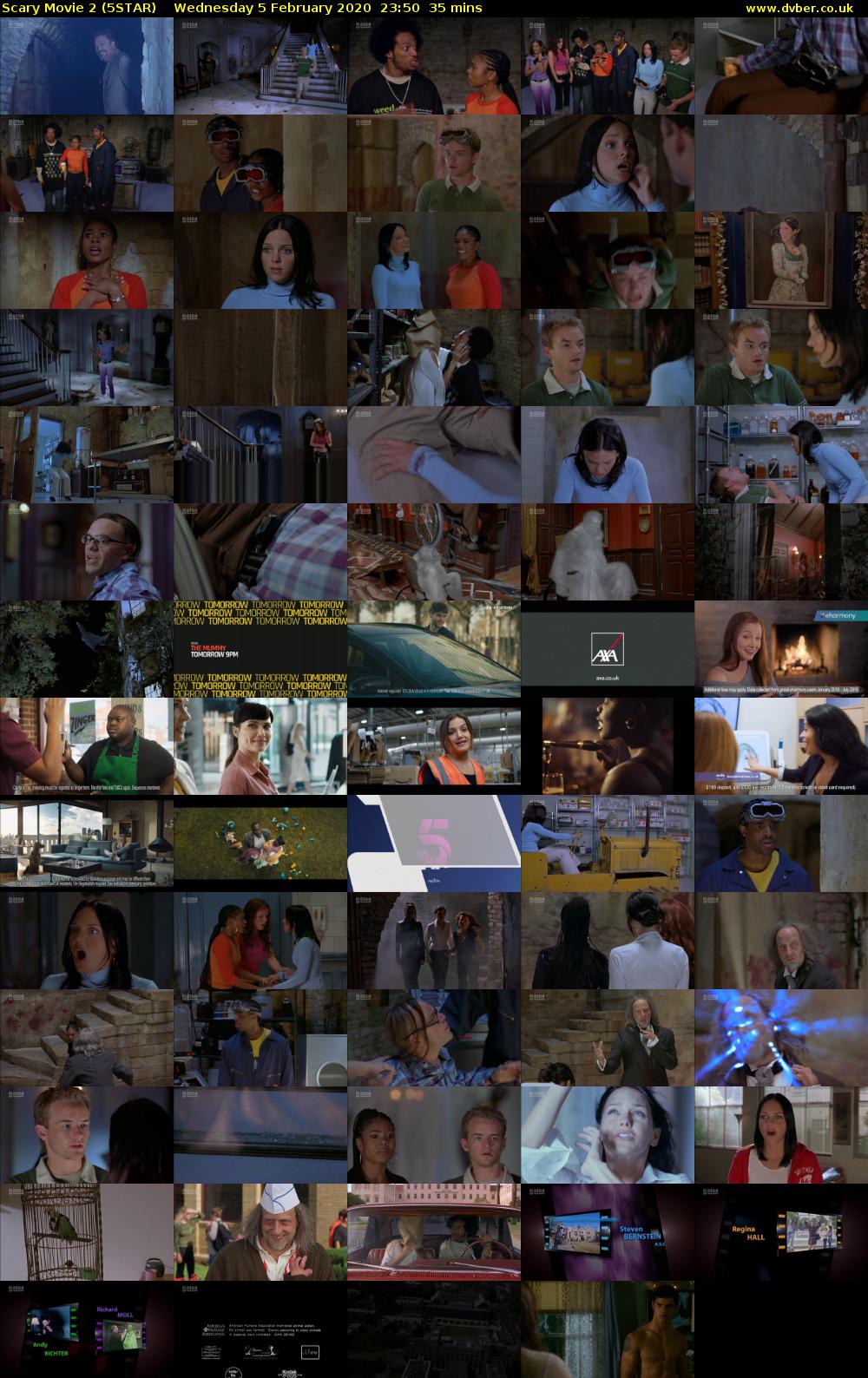 Scary Movie 2 (5STAR) Wednesday 5 February 2020 23:50 - 00:25