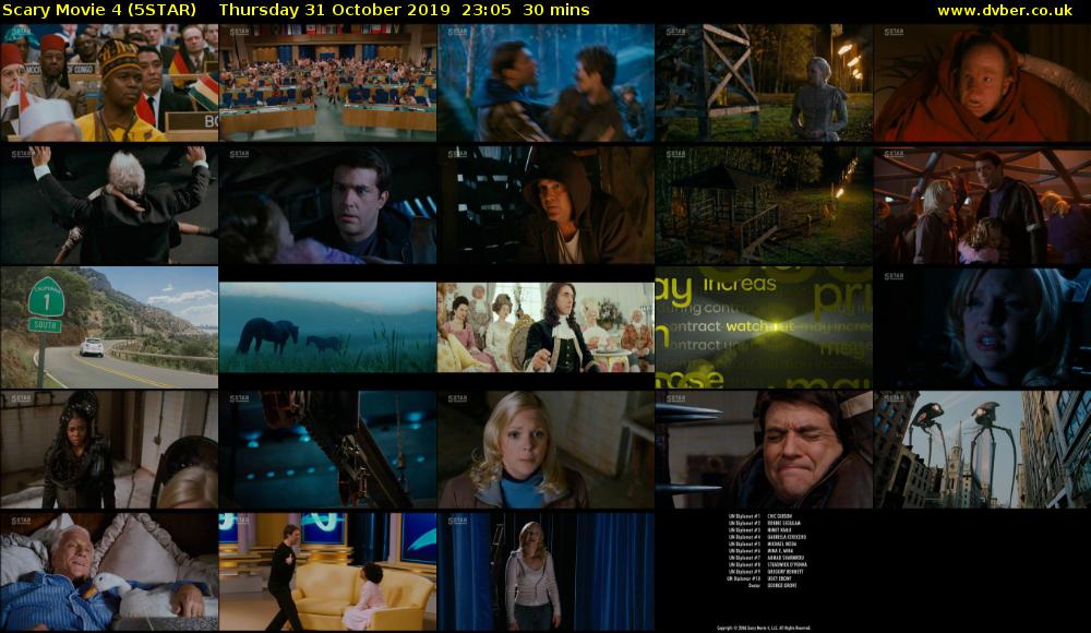 Scary Movie 4 (5STAR) Thursday 31 October 2019 23:05 - 23:35
