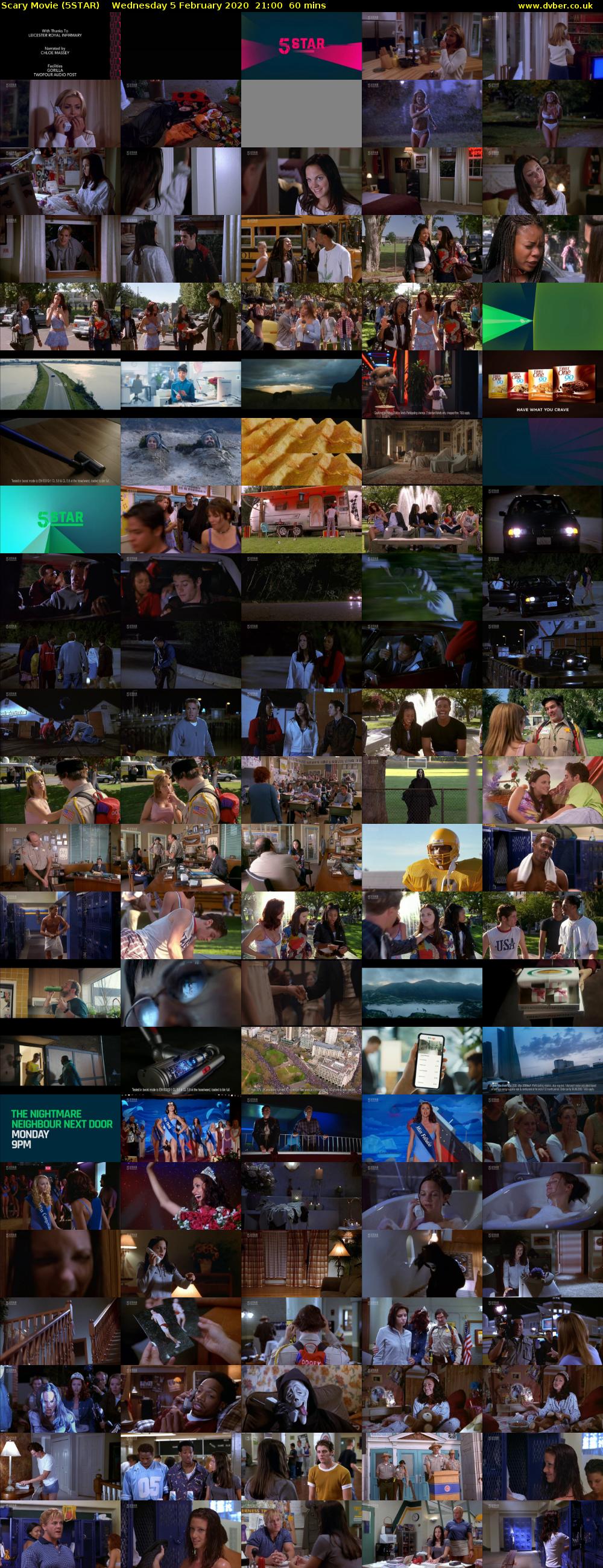Scary Movie (5STAR) Wednesday 5 February 2020 21:00 - 22:00