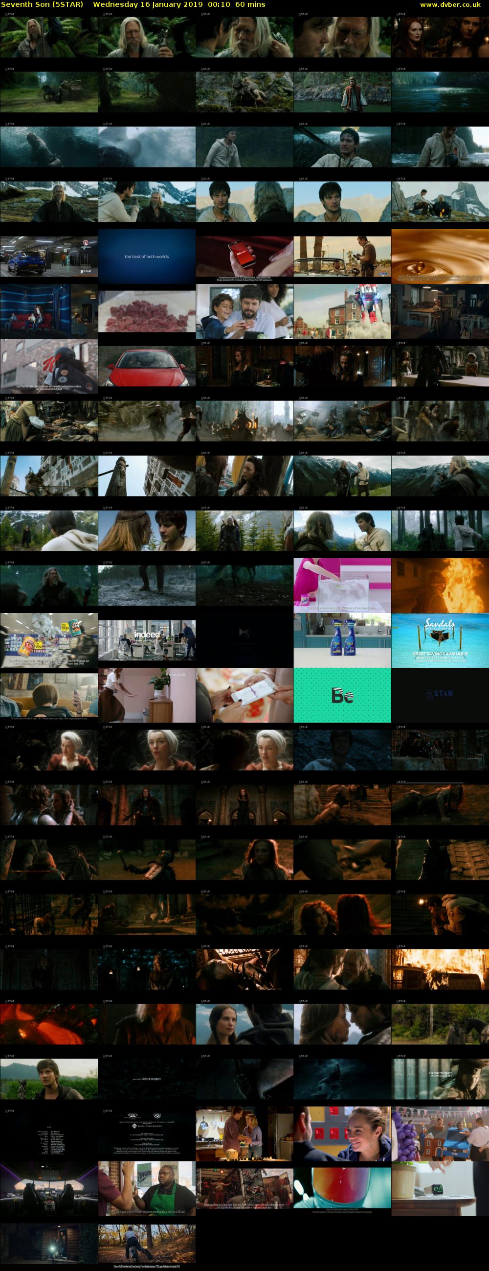 Seventh Son (5STAR) Wednesday 16 January 2019 00:10 - 01:10