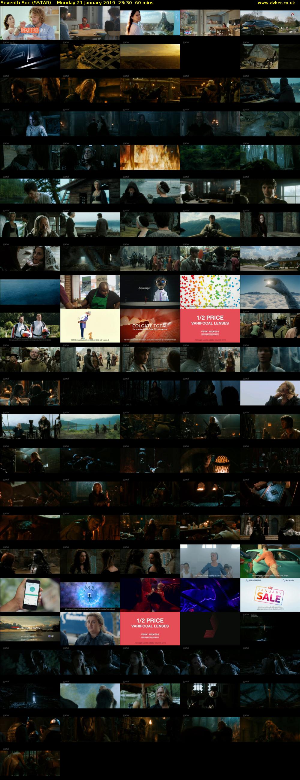 Seventh Son (5STAR) Monday 21 January 2019 23:30 - 00:30