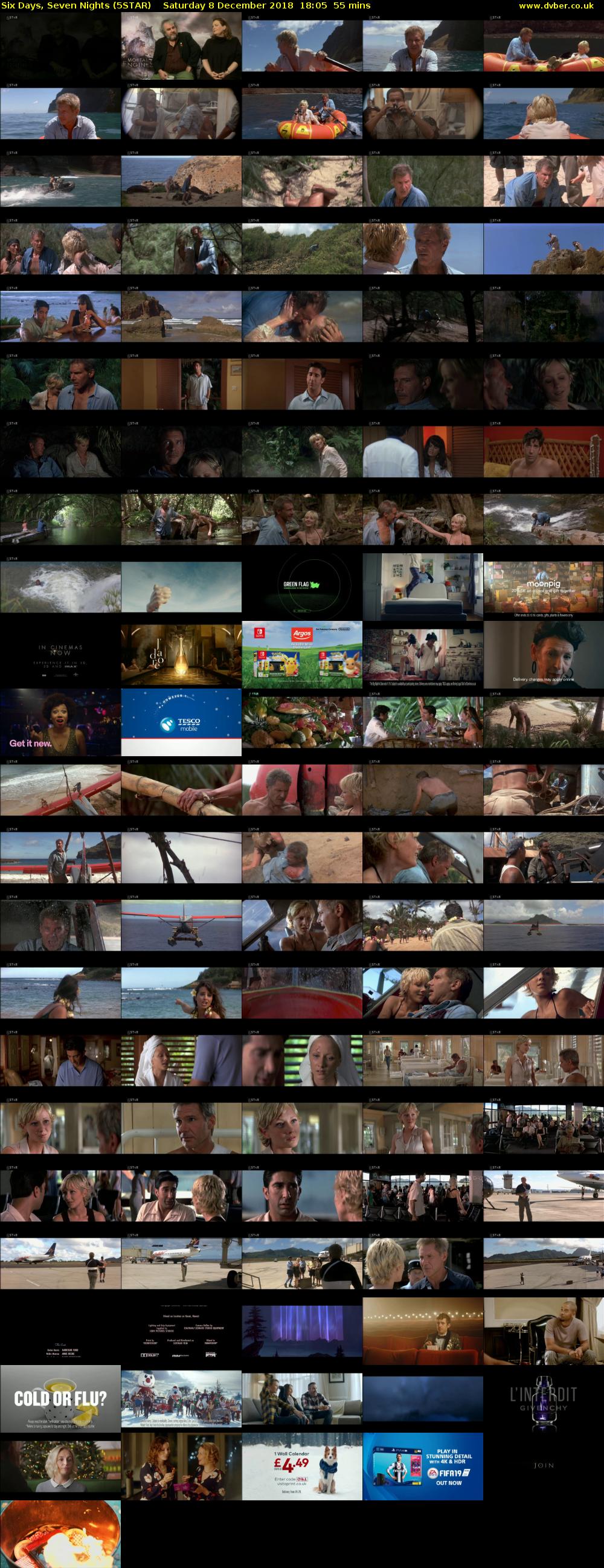 Six Days, Seven Nights (5STAR) Saturday 8 December 2018 18:05 - 19:00