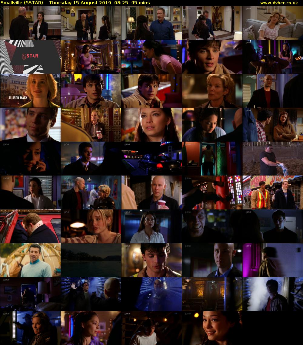 Smallville (5STAR) Thursday 15 August 2019 08:25 - 09:10