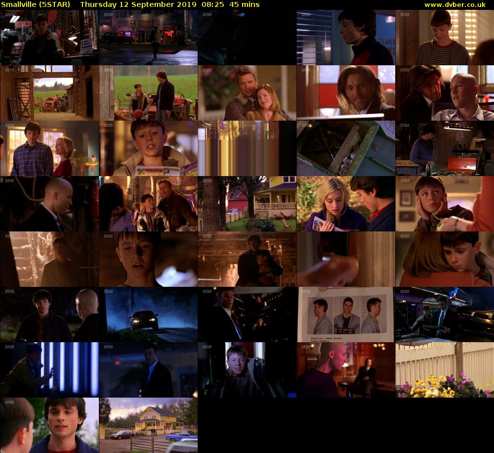 Smallville (5STAR) Thursday 12 September 2019 08:25 - 09:10