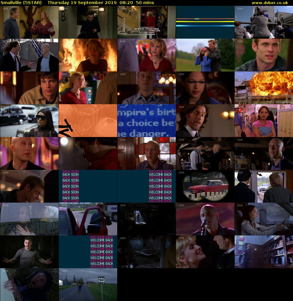 Smallville (5STAR) Thursday 19 September 2019 08:20 - 09:10
