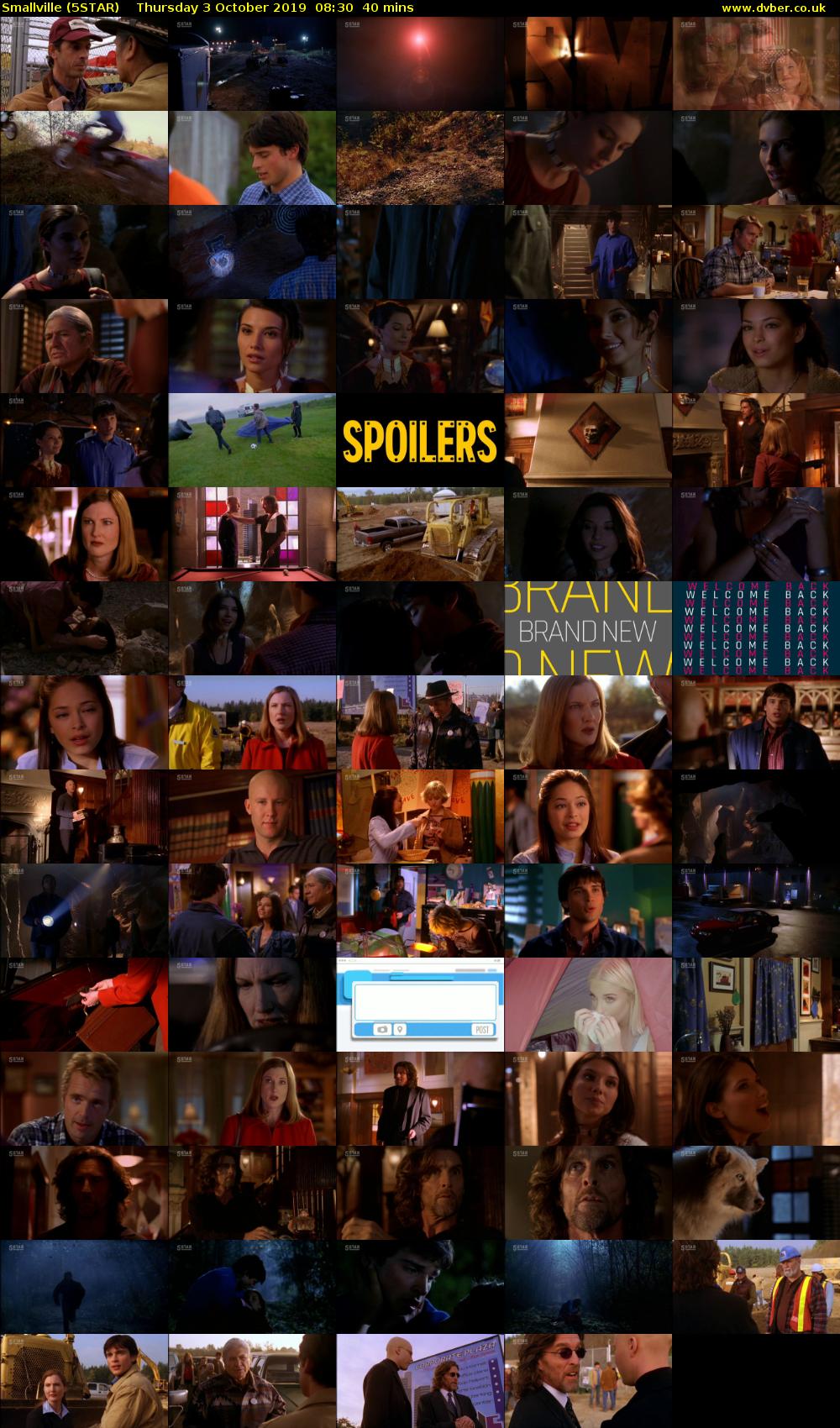 Smallville (5STAR) Thursday 3 October 2019 08:30 - 09:10