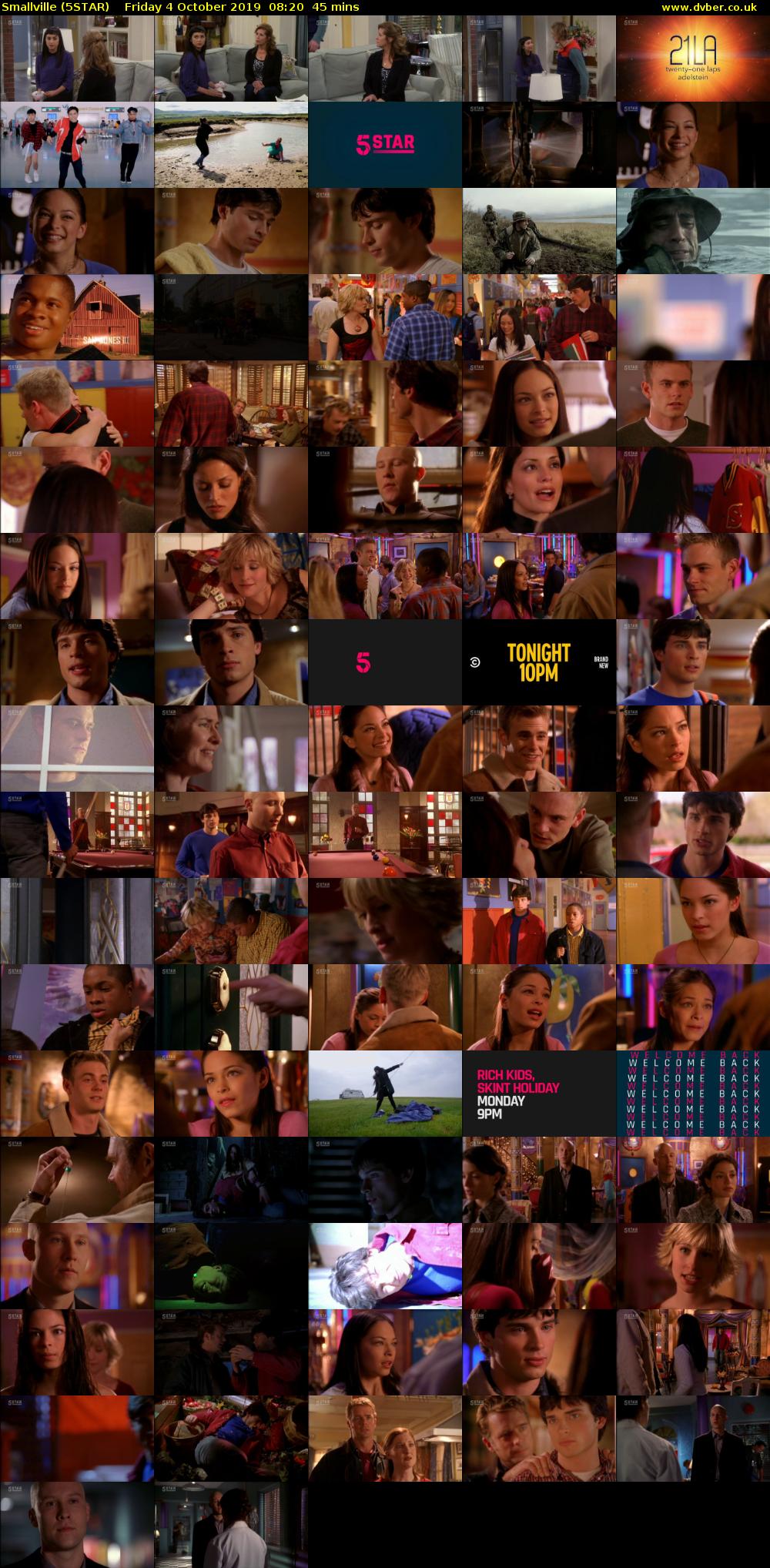 Smallville (5STAR) Friday 4 October 2019 08:20 - 09:05