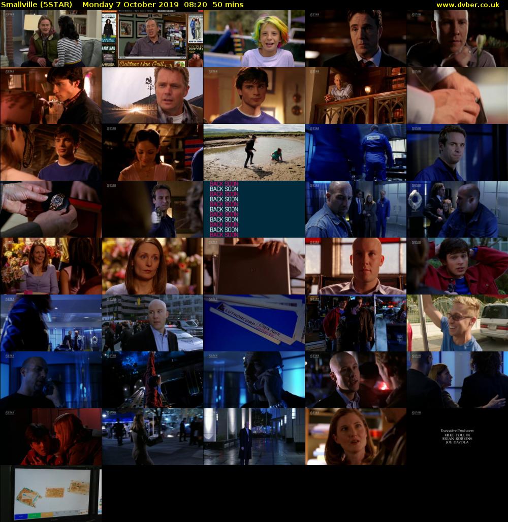 Smallville (5STAR) Monday 7 October 2019 08:20 - 09:10